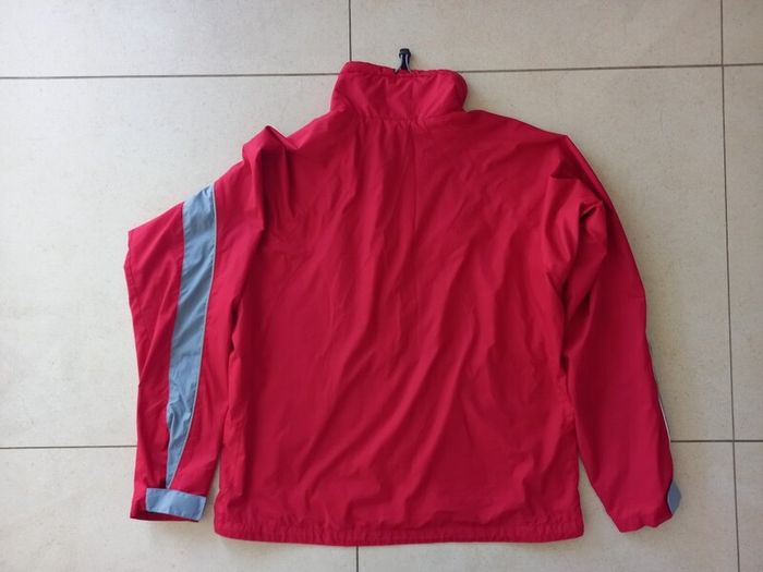 Men's Lightweight Sprayway Trail Windproof 712 Jacket Red Grey Medium like North Face Mountain Warehouse Regatta
