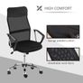 Office Chair Mesh High Back Black Image 7