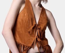 Suede top