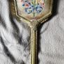 Antique mirror and brush set Image 3