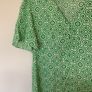 Green/white M&G patterned summer dress (M) Image 3
