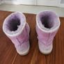 UGG K Classic Sheepskin Short Weave Fur-lined Boots - Purple - UK 5 Image 5