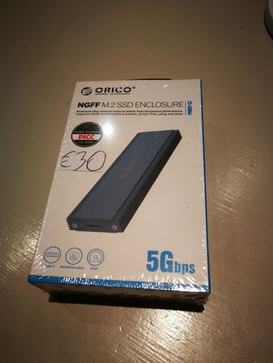 ORICO SSD M.2 Hard Drive Enclosure