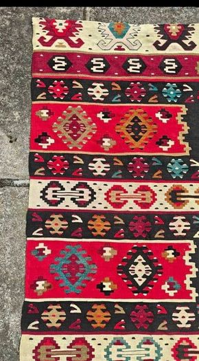 Colourful Anatolia Kilim Rug Carpet Persian