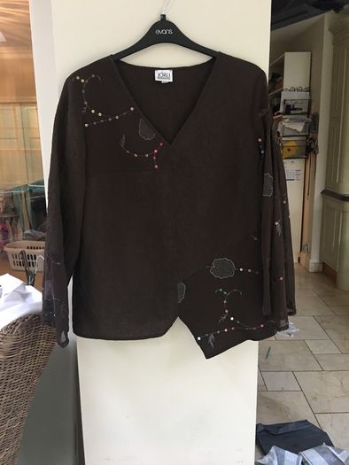 Jorli brown sequins topSize 22