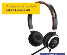 Jabra Evolve 40 headset