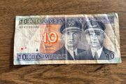 10 Lithuanian Litas Banknote 2001s