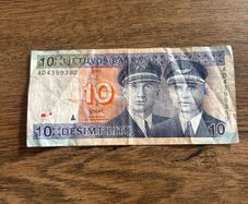 10 Lithuanian Litas Banknote 2001s