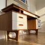 Mid Century Teak Dressing Table Vanity Desk Image 4