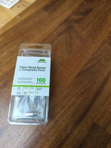 Composite deck screws