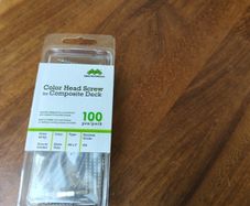 Composite deck screws