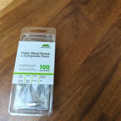 Composite deck screws