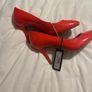 Red/orange shoes Image 6