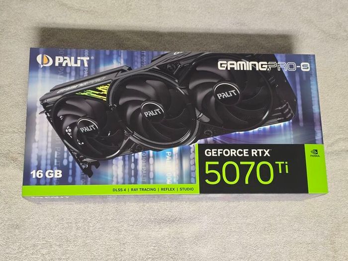 Palit RTX 5070 Ti GamingPro-S 16GB GDDR7  Brand New Sealed