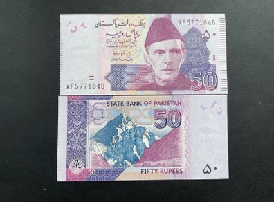 Pakistan. 50 Rupees  2009. Pick  47b    ( Uncirculated )