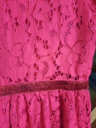 Red dress girls size 7-8 years Christmas