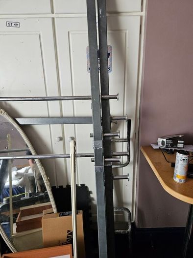 Squat Rack, Bench & Barbell