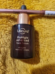 Lacura pronight advanced face serum plus free lipliner