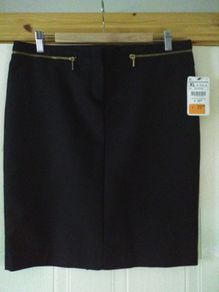 zara black pencil skirt