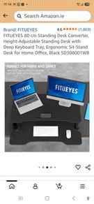 65 cm FITUEYES Premium Standing desk converter