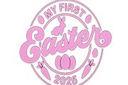 My 1st Easter Iron on decal.