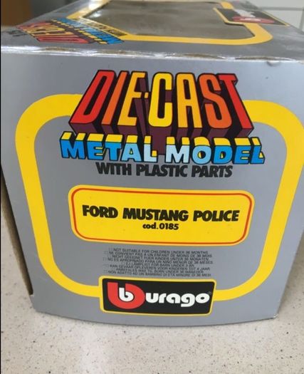Ford Mustang California Police 1/24 Burago # 2