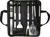 BBQ Grill Tools Barbecue Accessories 10 Piece Utensils: Grill Brush, Spatula, Tongs, Fork, Basting Brush, Kebab Skewers
