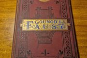 The Royal Edition antique (c. 1880) "Gounod's Faust" opera in five acts; excellent Eastlake Lyre cover; Chorley; edited by Arthur Sullivan