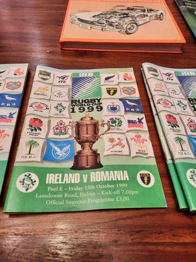 1999 Rugby World Cup programmes bundle (8)