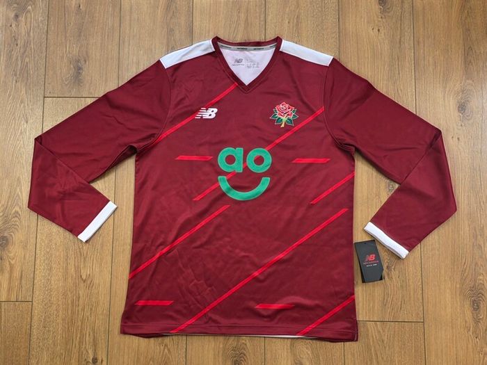 Lancashire Cricket Men's Long Sleeve Jersey Top Size Large