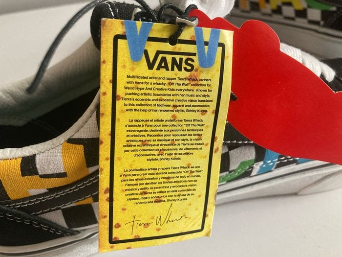 NWT Vans x Tierra Whack Old Skool Checkerboard 7 EU 40.5 New