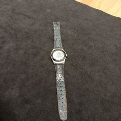 Retro Beautiful Ladies All Stainless Steel Quartz Watch Swatch Irony