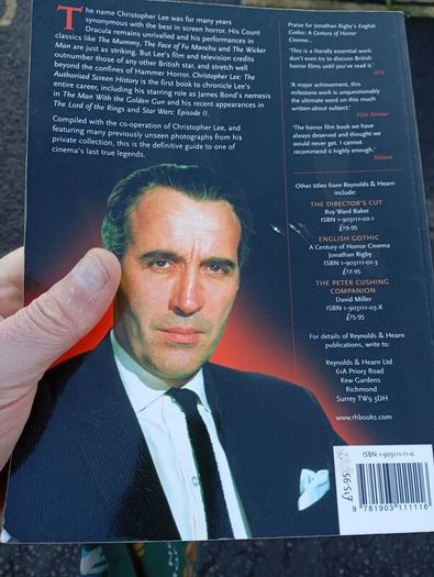 christopher lee the authorised screen biography horror