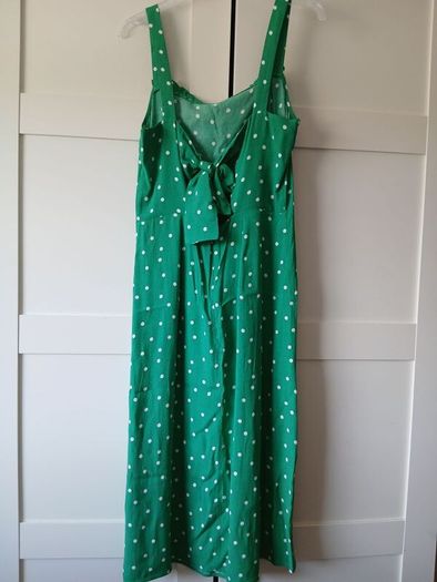 Warehouse polkadot midi dress 12
