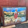 The Good ShepardJesus Chris Framed Wall Rug Image 2