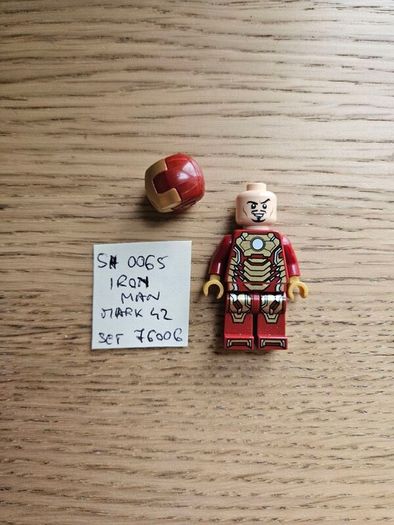 lego sh0065 iron man mark42, 76006