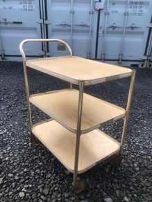 Vintage Mid-Century 3-Tier Drinks Trolley