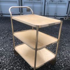 Vintage Mid-Century 3-Tier Drinks Trolley