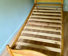 Pine single bed