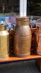 Continental Copper Milk Churn