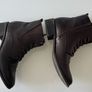 Ladies Brown Ankle Boots (Size 40) Image 2