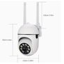 1080P HD WiFi Security Camera - Versatile Indoor-Outdoor Use, Long-Distance Night Vision with 355 dagree Intercom, Dual-Way Audio, AI Motion Detection Image 9