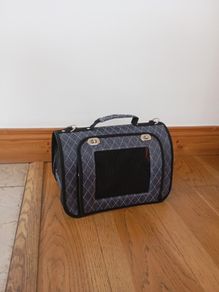 dog carrier bag with harness