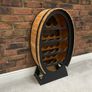 Barrel Style Wine Rack 14 Bottles Refinished Image 3