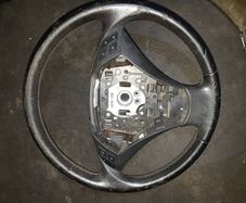 GENUINE BMW 5 Series E60 E61 LCI Black Leather steering Wheel With Controls Buttons
