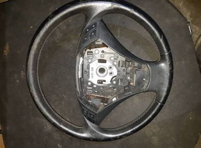 GENUINE BMW 5 Series E60 E61 LCI Black Leather steering Wheel With Controls Buttons