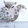 Mischievous vixen pin, lavish playful fox brooch, specialized crystal gifts, luxury statement jeweler Image 10