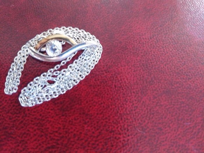9 CT Gold  and 925 necklace