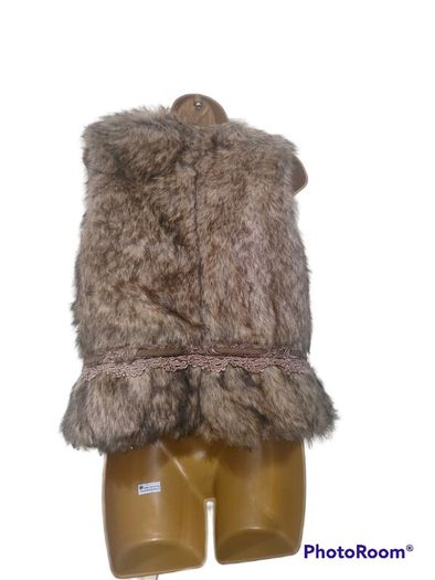 70s inspired faux fur gilet size 42 (M) Festival Season Postage included