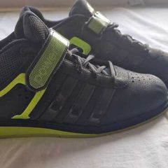 Adidas Men's Powerlift 2 Weightlifting Dark Grey/Solar Yellow